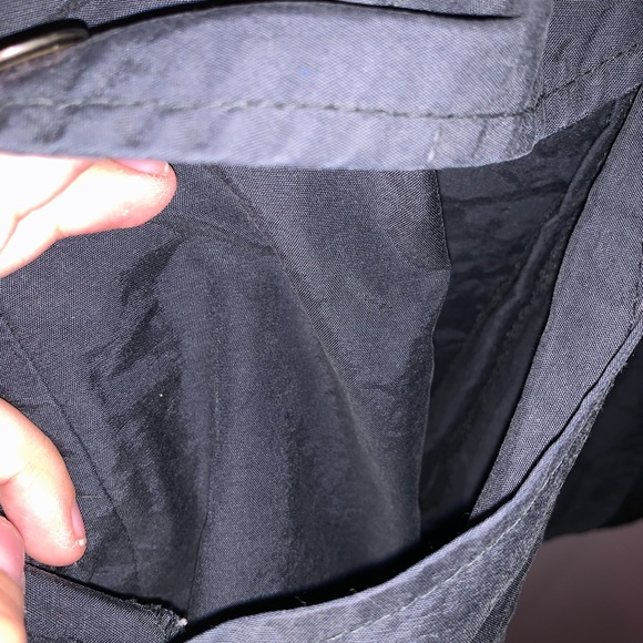 M Black Double-Layered Coat with Hoodie - Picture 4 of 15